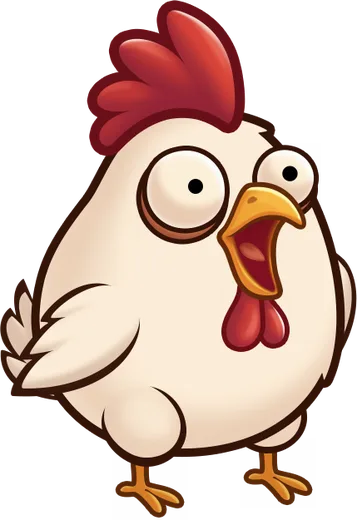 a chicken